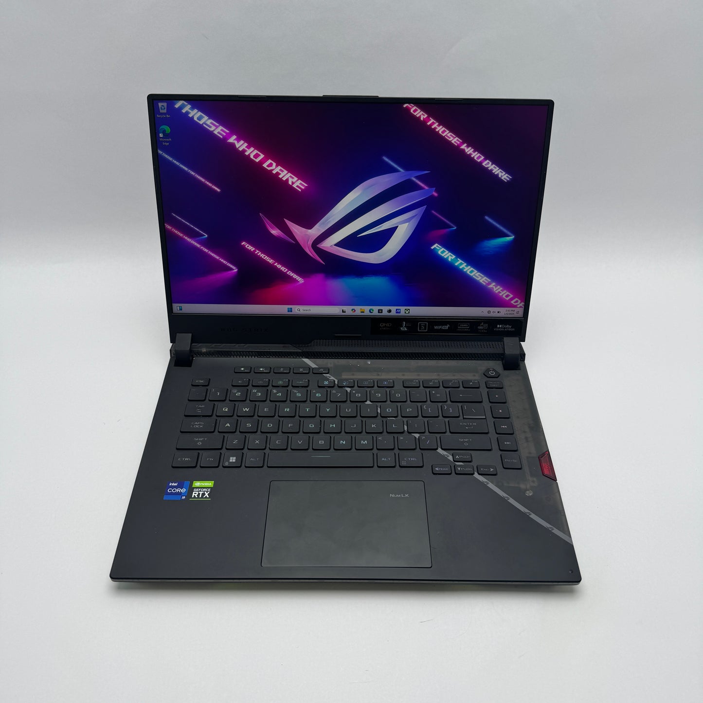 ASUS ROG Strix 15.6" i9-12900H 64GB RAM 1TB SSD GeForce RTX 3070 Read Below