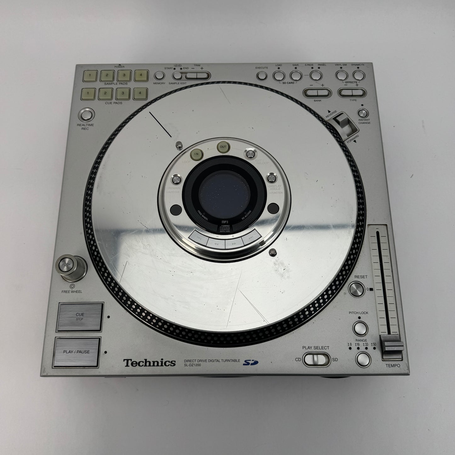 Technics SL-DZ1200 Pair & SH-MZ1200 Silver DJ Turntable Mixer & Rane Serato Scratch Live