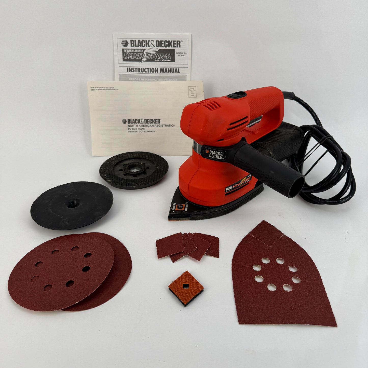 Black+Decker R0600 120V Corded Sander Tool