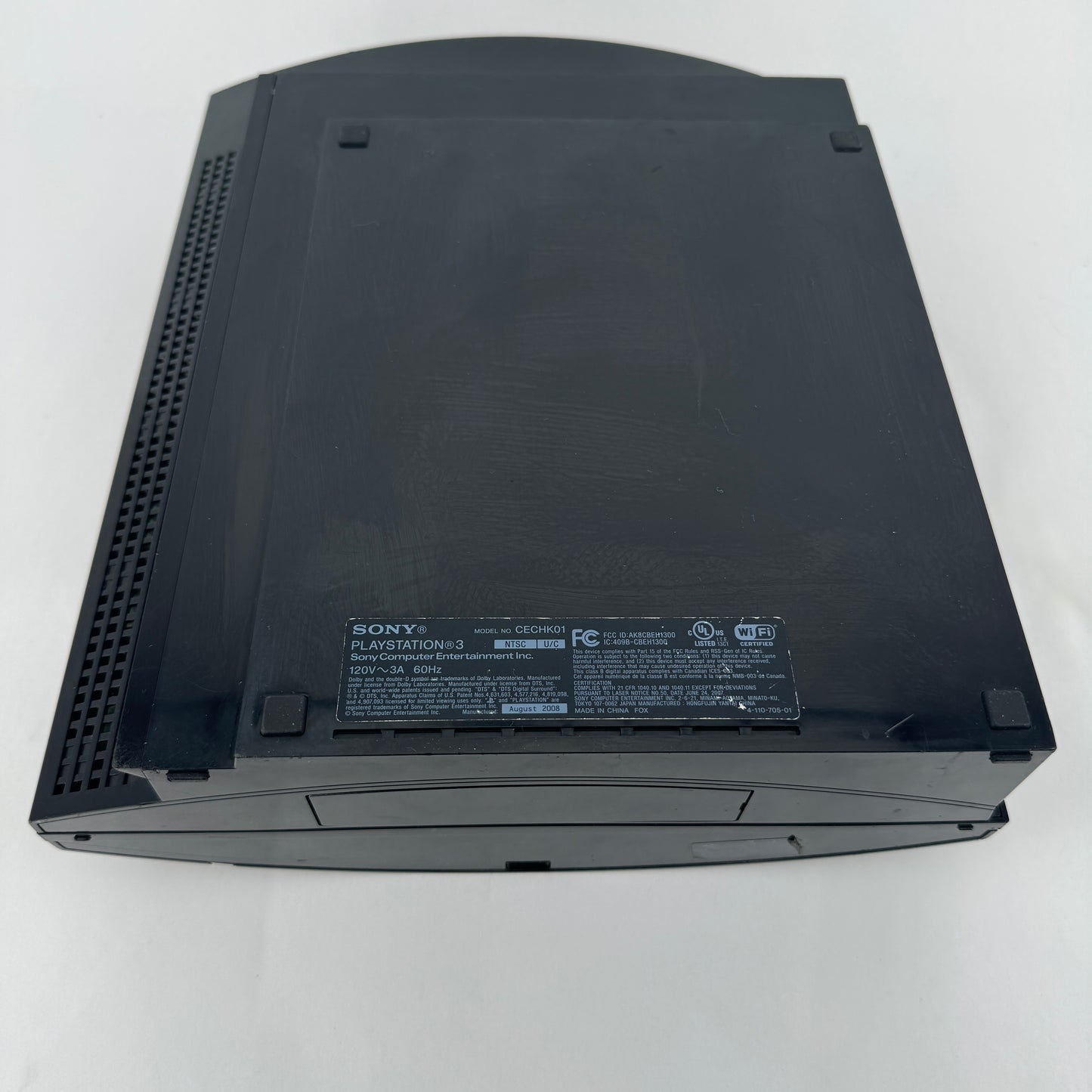 Broken Sony PlayStation 3 Fat PS3 Console Gaming System Only FOR PARTS CECHK01 READ BELOW