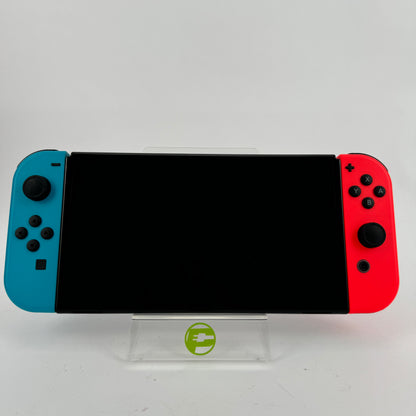 Nintendo Switch OLED Video Game Console HEG-001 Red/Blue