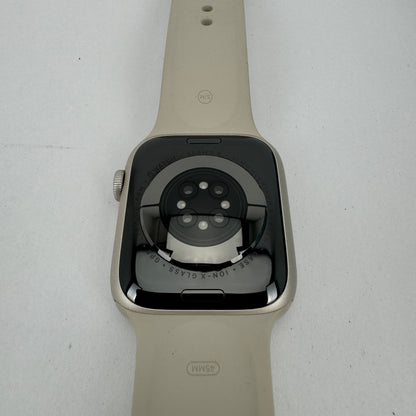 Unlocked Apple Watch Series 9 45MM Starlight Aluminum MRM83LL/A