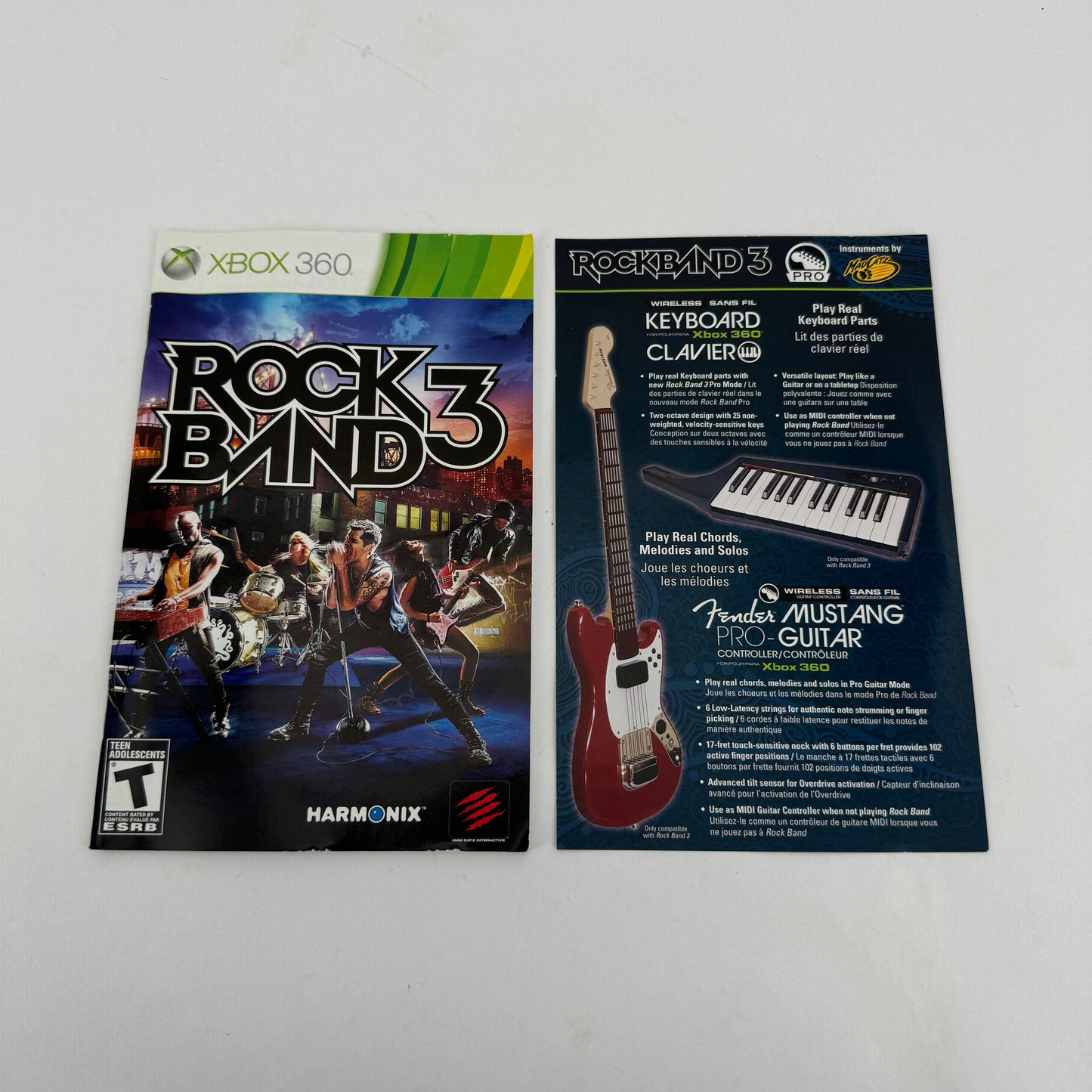 Rock Band 3  (Microsoft Xbox 360,  2010)