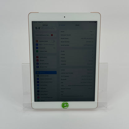 Unlocked Apple iPad 8th Gen 128GB 16.7.11 Gold MLYJ2LL/A