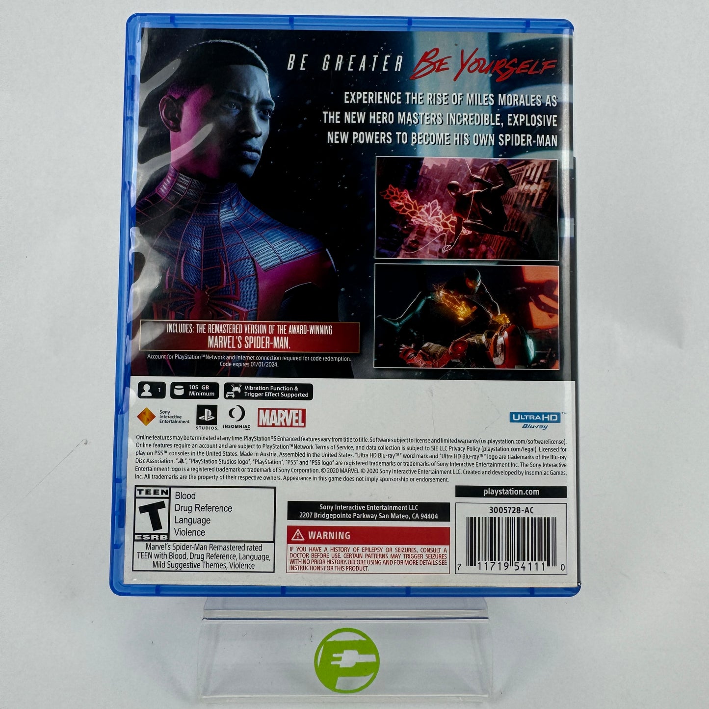 Marvel Spiderman: Miles Morales [Ultimate Edition]  (Sony PlayStation 5 ,  2020)