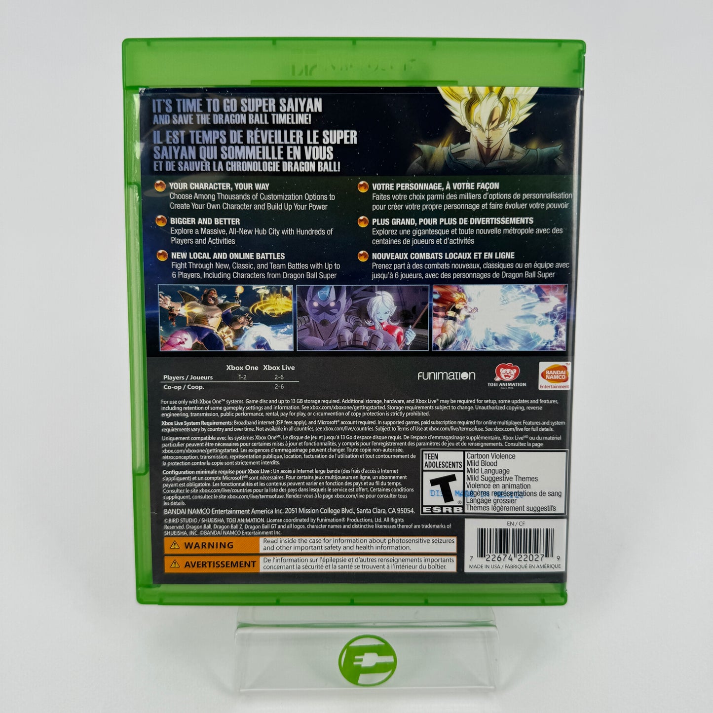 DragonBall Xenoverse Xbox One Video Game Bundle