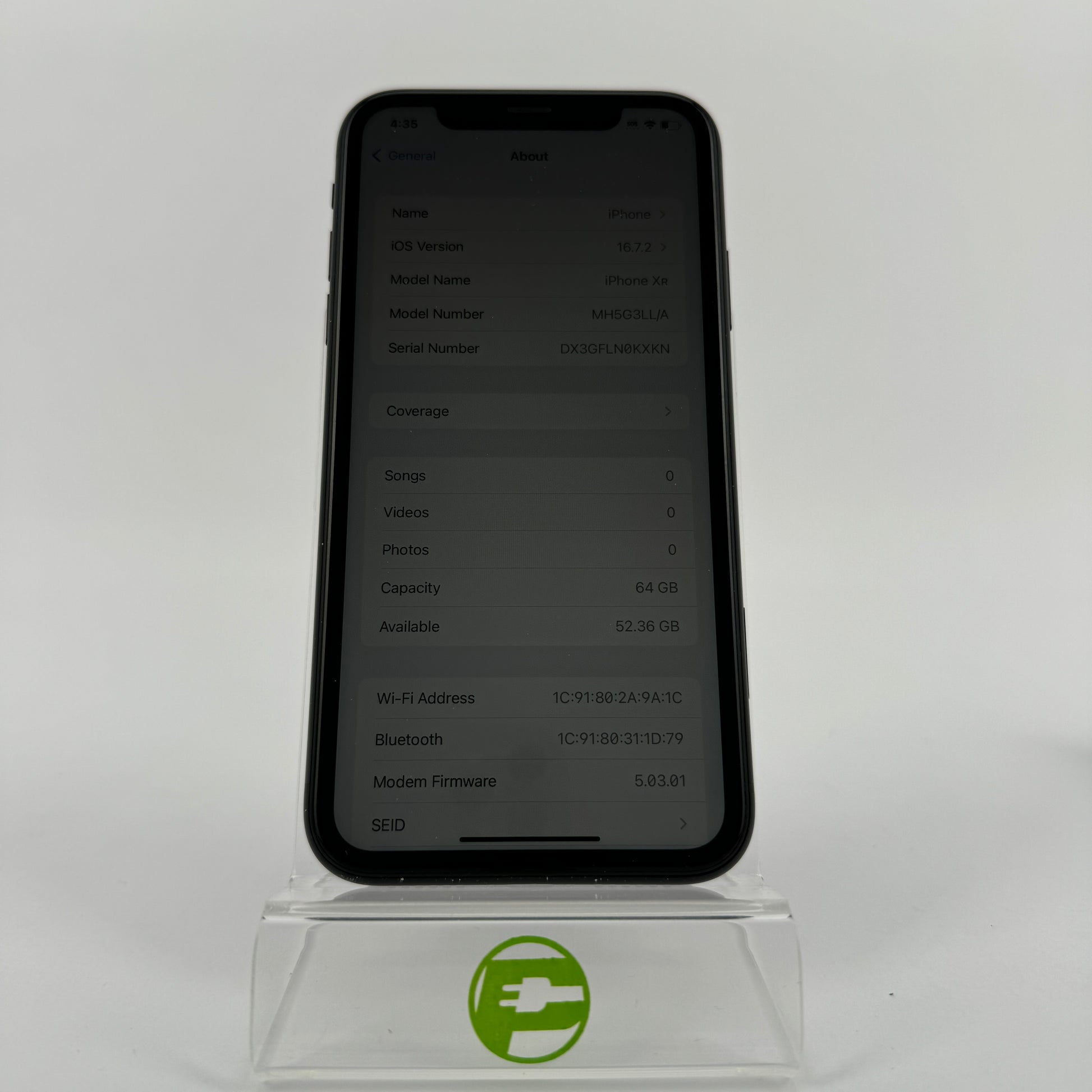 Factory Unlocked Apple iPhone XR 64GB Black MH5G3LL/A PayMore Raintree