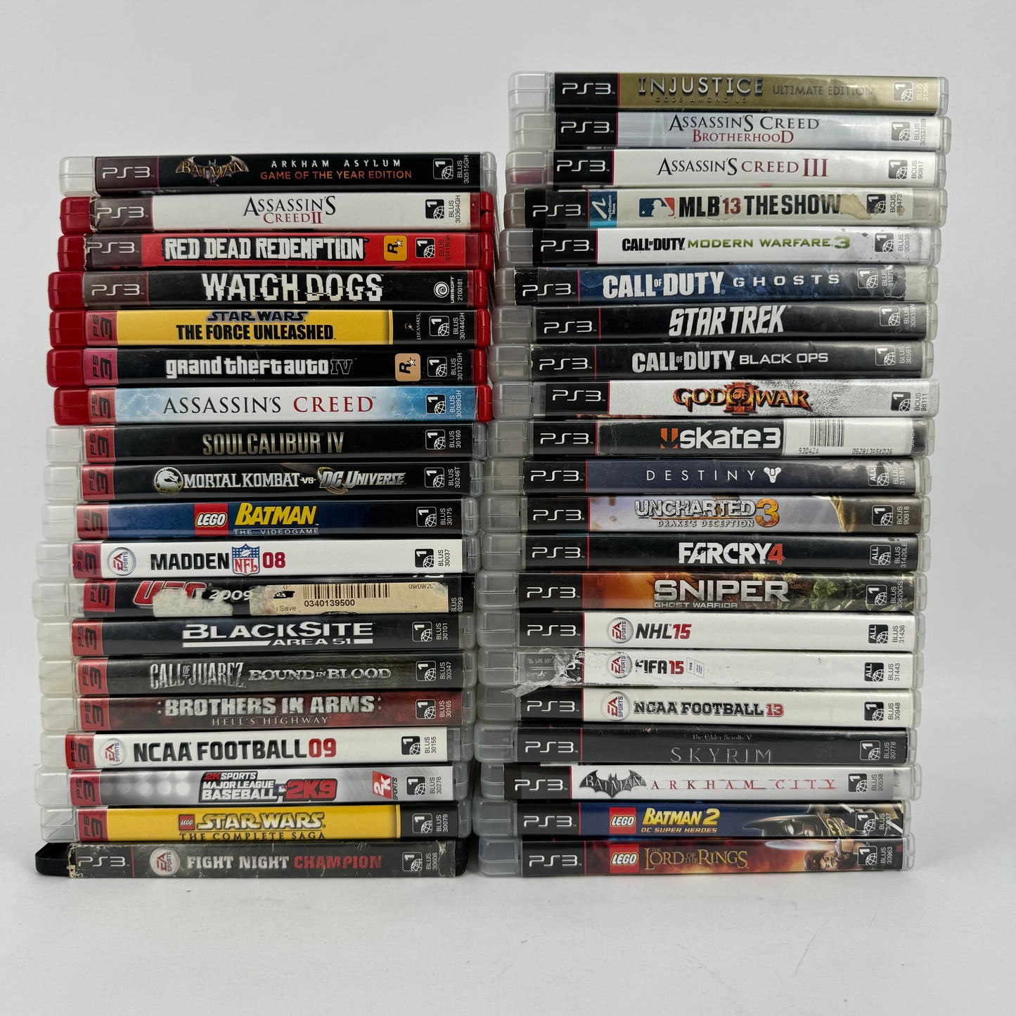 Lot of 37 Sony PlayStation 3 PS3 Games - See Listing for Titles - No Duplicates