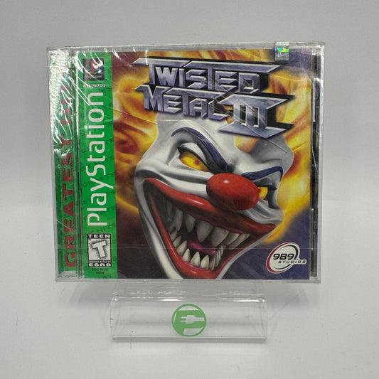 New Twisted Metal III (Sony PlayStation 1 PS1, 1998)