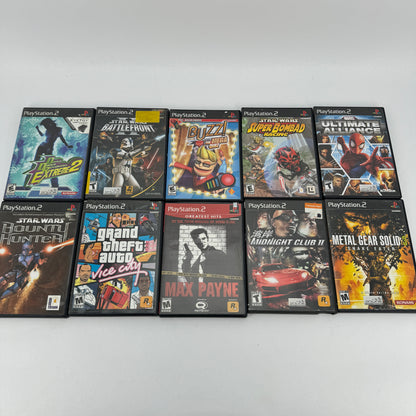 Lot of 27 Sony PlayStation 2 PS2 Games - Listing for Titles - No Duplicates