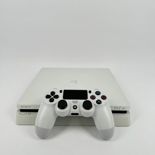 Sony PS4 Slim Japan Import 500GB Glacier White Console Gaming System CUH-2200AB02