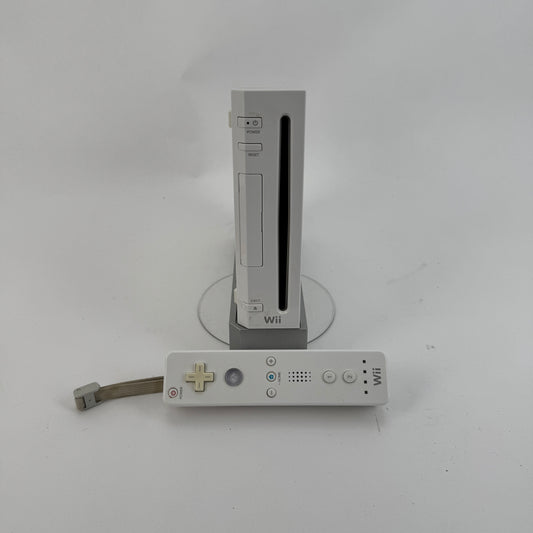 Nintendo Wii Video Game Console RVL-001 White Complete Set with Controller and Cords