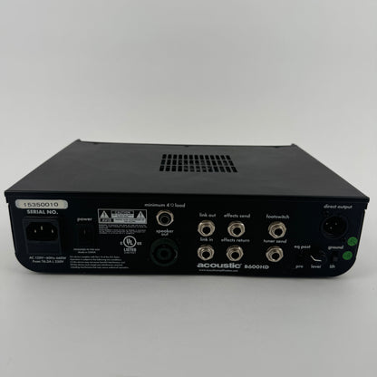 Acoustic B600HD 600W 2 Channel Power Amplifier