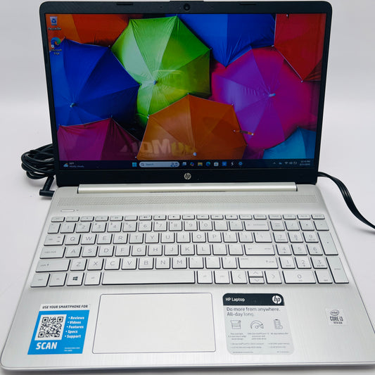 HP Laptop 15-DY1024WM 15.6" i3-1005G1 1.20GHz 4GB RAM 128GB SSD