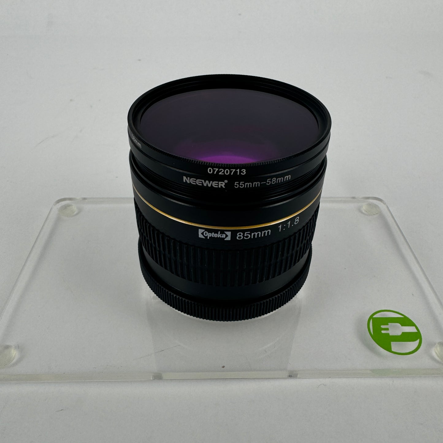 Opteka Manual Focus Telephoto Lens 85mm f/1.8 For Canon EF Mount