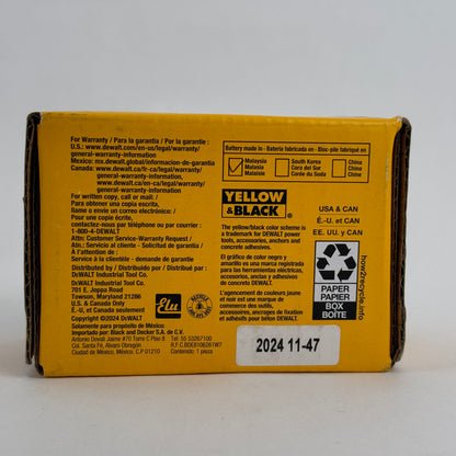 New DeWalt DCB126 12V Max 5AH Lithium-Ion Battery Pack