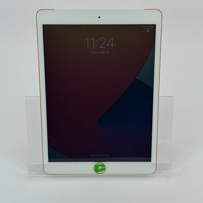 Unlocked Apple iPad 8th Gen 128GB 16.7.11 Gold MLYJ2LL/A