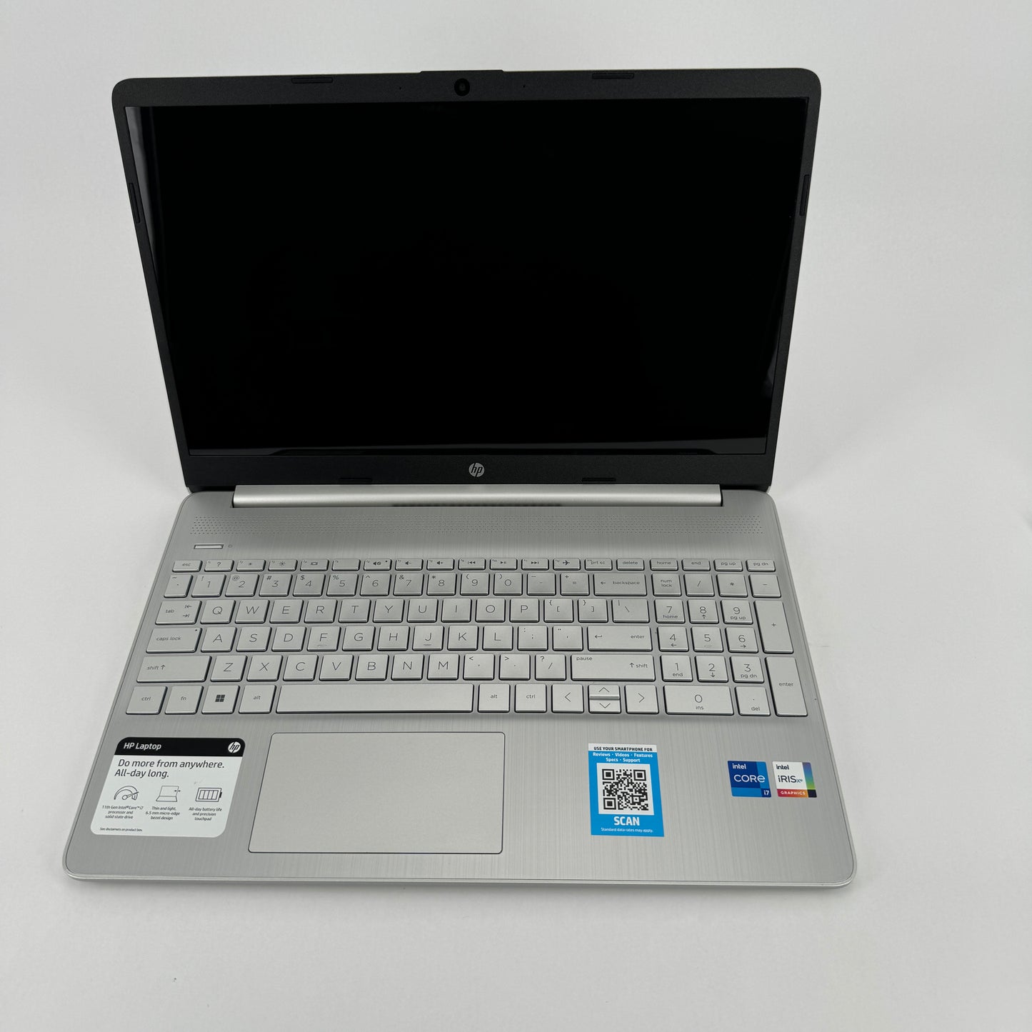 HP 15-DY2073DX  15" i7-1165G7 2.7GHz 16GB RAM 512GB Silver