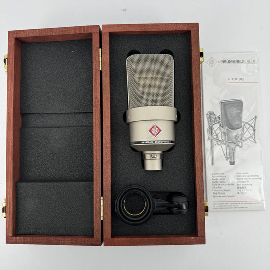 Neumann Berlin  TLM 103 20 Hz - 20 kHz Cardioid Condenser Microphone  e.g, with extras