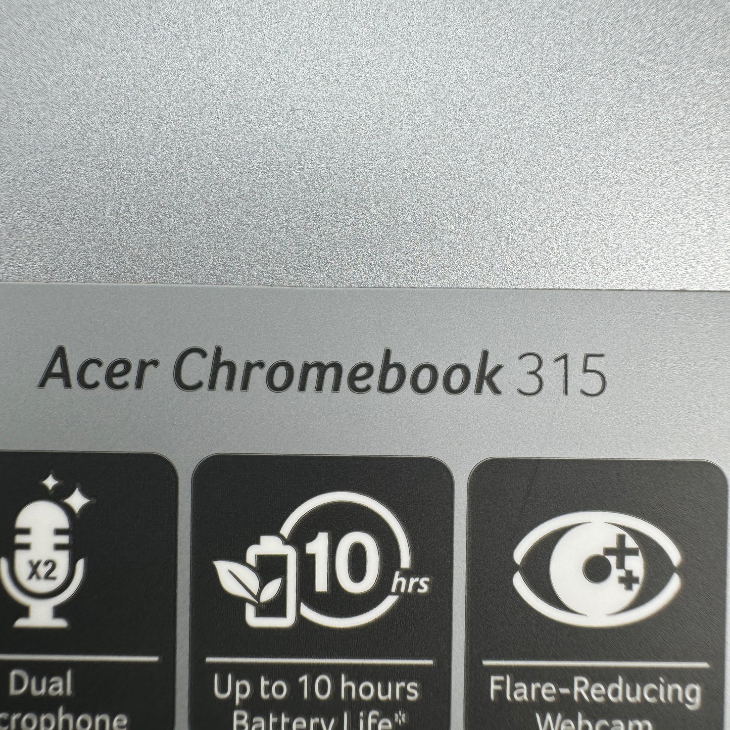 Acer Chromebook 315 CB315-4H 15.6" Celeron N4500 2.8GHz 4GB RAM 64GB Intel UHD Graphics