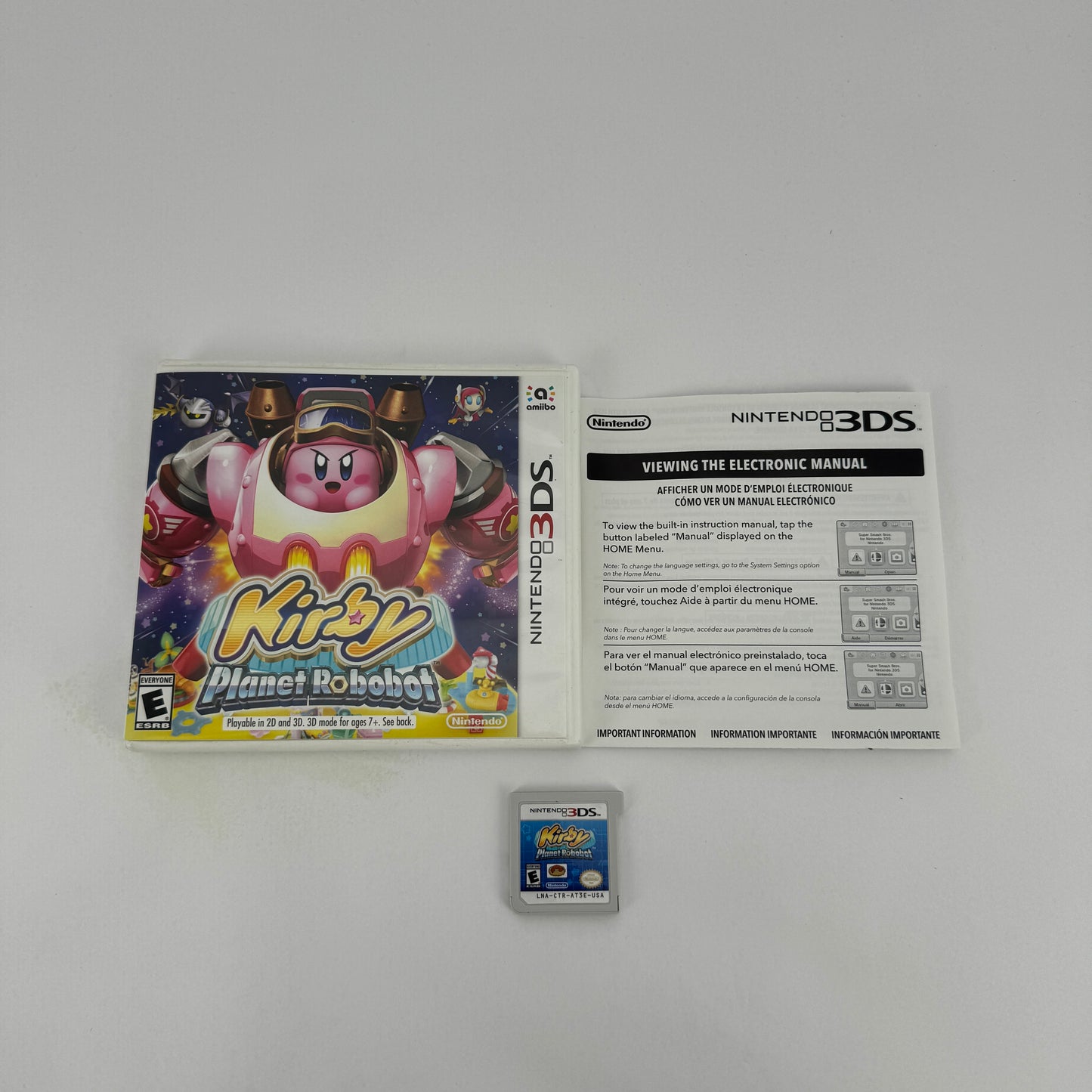 Kirby Planet Robobot  (Nintendo 3DS,  2016)