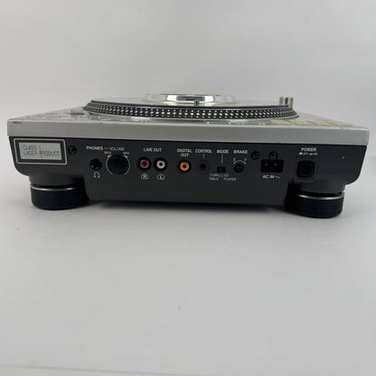 Technics SL-DZ1200 Pair & SH-MZ1200 Silver DJ Turntable Mixer & Rane Serato Scratch Live