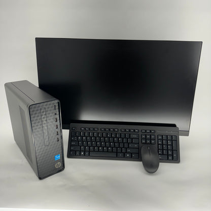 HP Slim Desktop PC and Monitor S01-pF2043wb