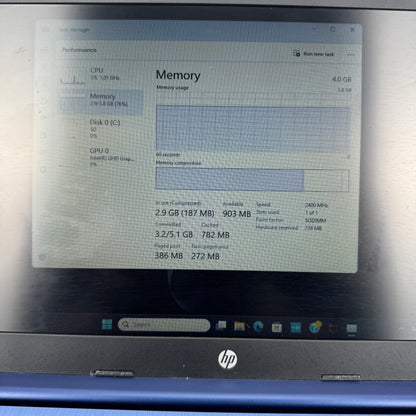 HP  14" Celeron N4120 1.0GHz 4GB RAM Intel UHD Graphics