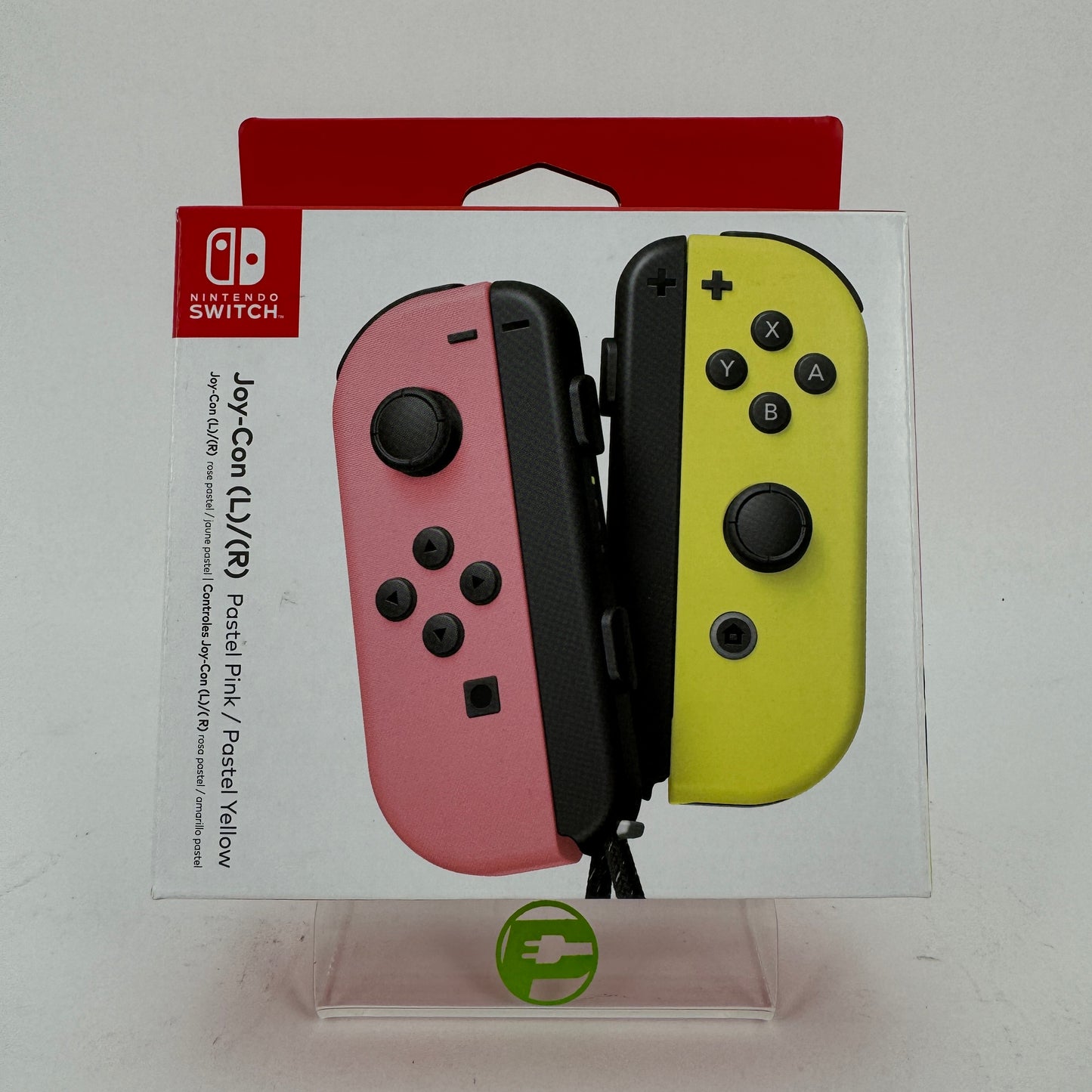 New Nintendo Switch Joy-Con Wireless Controller HAC-015 Pastel Pink/ Yellow