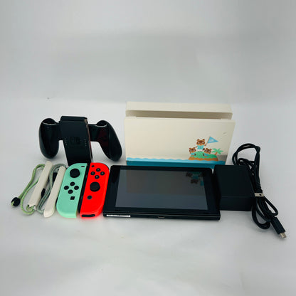 Nintendo Switch Console with Charger Joy-Con(L) Joy-Con(R) Dock Station and Joy-Con Charging Grip