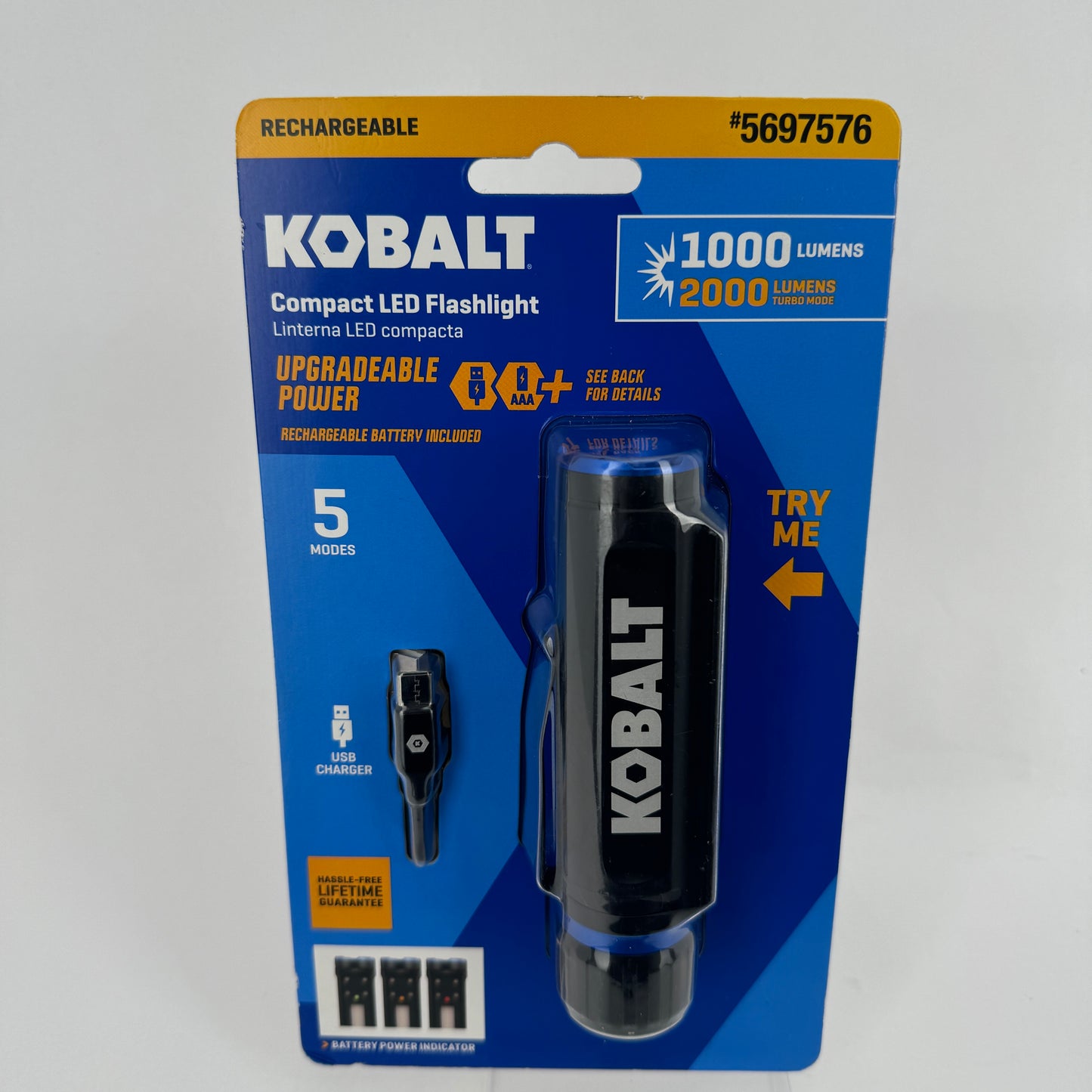 New Kobalt Compact Led Flashlight