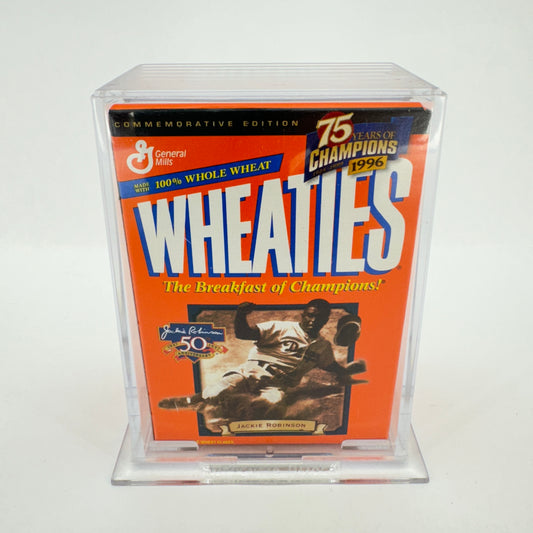 Mini Wheaties Box 75 Years of Champions Jackie Robinson 24K Gold Signature