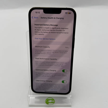 Unlocked Apple iPhone 13 Pro 128GB 18.1.1 MTPP3LL/A Service Battery