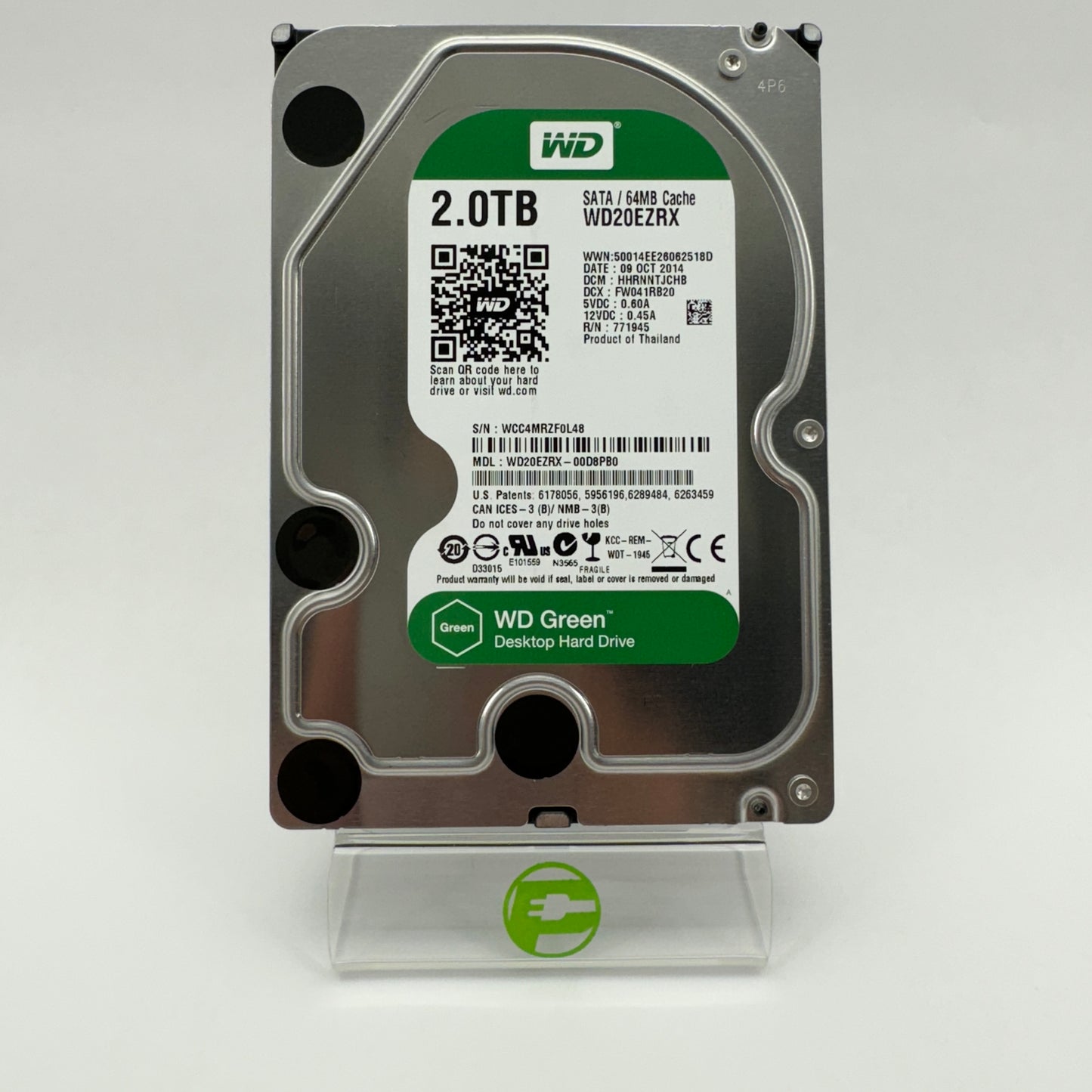 Western Digital WD 3.5" WD20EZRX 2TB SATA 3.5" HDD