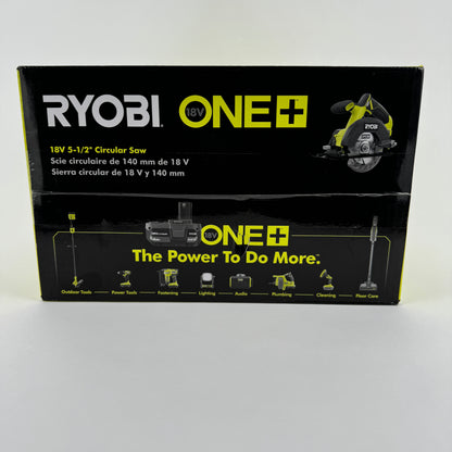 New Ryobi 18V 5-1/2" Circular Saw+18V Lithium Starter Kit