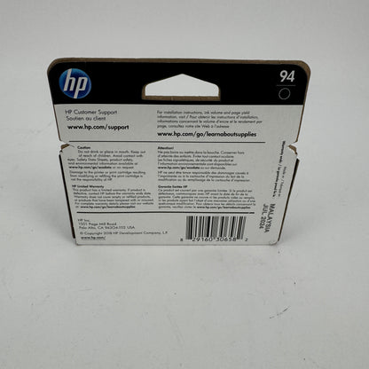 New HP 94 C8765WN Black Ink Cartridge