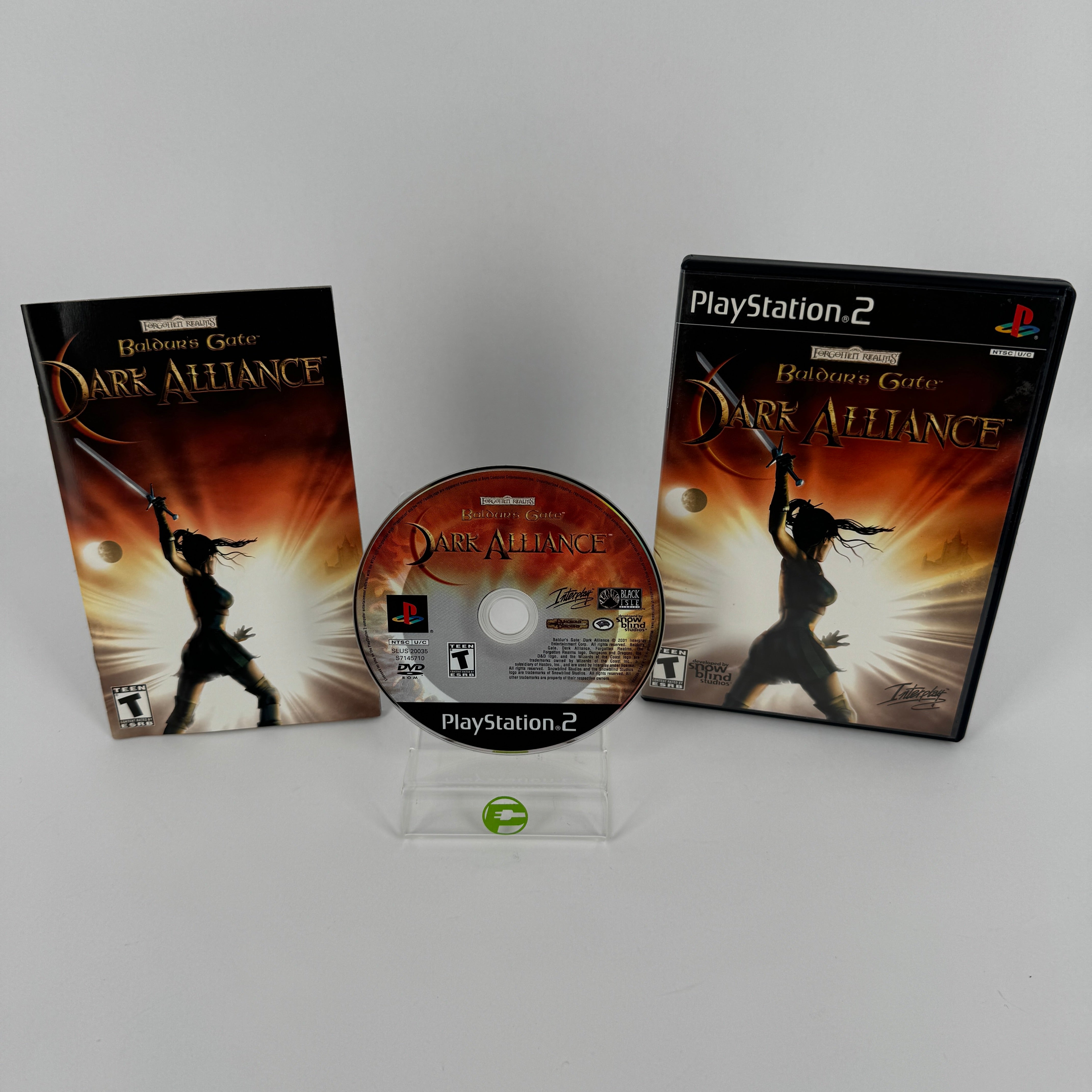 Baldur's Gate Dark Alliance PS2 (Sony PlayStation 2 PS2, 2001) CIB