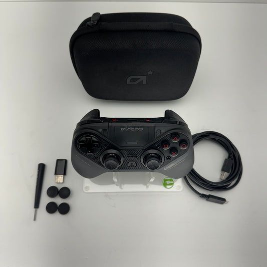 Astro Gaming C40 Tr Wireless Controller for PlayStation 4 with Black Case and Accessories