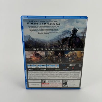 Witcher 3: Wild Hunt  (Sony PlayStation 4 PS4,  2015)