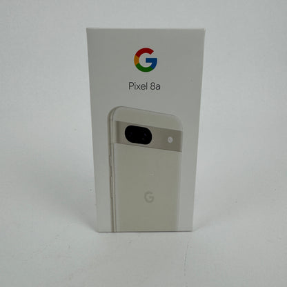 New Unlocked Google Pixel 8a 128GB Porcelain