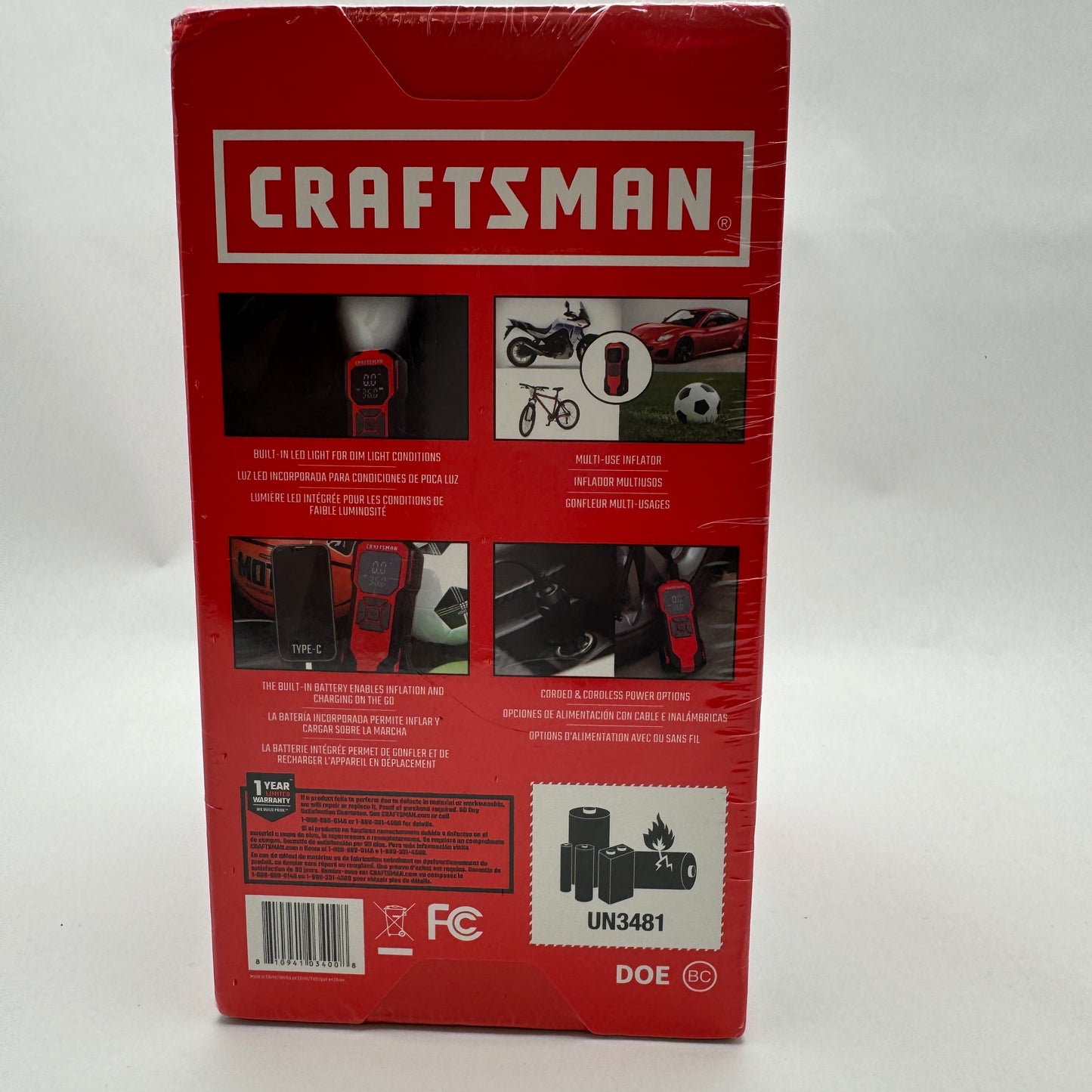 Craftsman Portable Air Inflator and Power Source